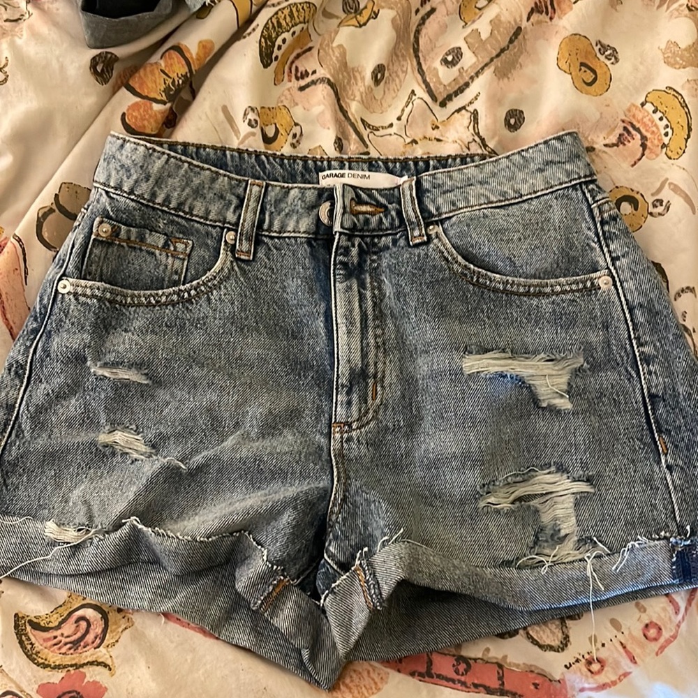 Garage High Waisted Mom Shorts